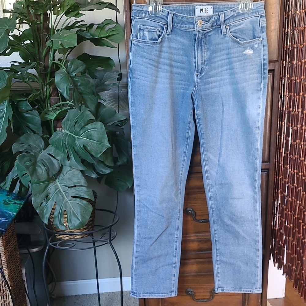 Paige Brigitte Boyfriend Skinny Jeans Size 27